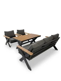 Set mobilier de grădină TERRACE Canapea+Masă+2 Fotolii