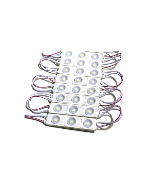 Module LED ELECTROSTART 12V 1,2W SMD2835 3000K High lumen 15x65mm IP67 ALB