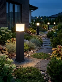 Corp de ilum. VIRGILIO 800 negru opal E27 8,5W 2,7-4-6,5K H-0.8M Fumagalli 2