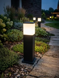 Corp de ilum. VIRGILIO 500 negru opal E27 8,5W 2,7-4-6,5K H-0.5M Fumagalli 2