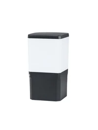 Corp de ilum. VIRGILIO 250 negru opal E27 8,5W 2,7-4-6,5K H-0.25M Fumagalli
