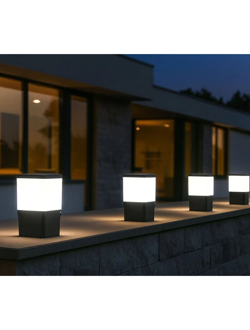 Corp de ilum. VIRGILIO 250 negru opal E27 8,5W 2,7-4-6,5K H-0.25M Fumagalli 2