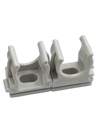 Клипса для крепления трубы D25 (200 шт.) серая TopKab 2