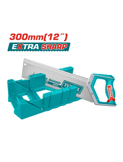 Suport p/u tăiat la unghi 80*140*300mm plastic cu fierăstrău THTK591282 Total