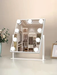 Oglindă de masă LED 25*37cm 9x1W alb LuminaLED 2