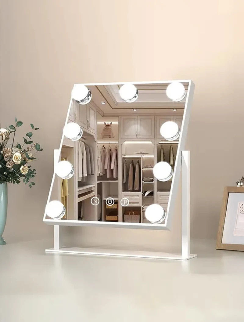 Oglindă de masă LED 25*37cm 9x1W alb LuminaLED 2