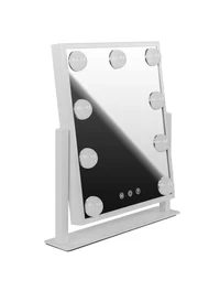 Oglindă de masă LED 25*37cm 9x1W alb LuminaLED