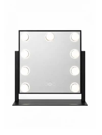 Oglindă de masă LED 25*37cm 9x1W neagră LuminaLED