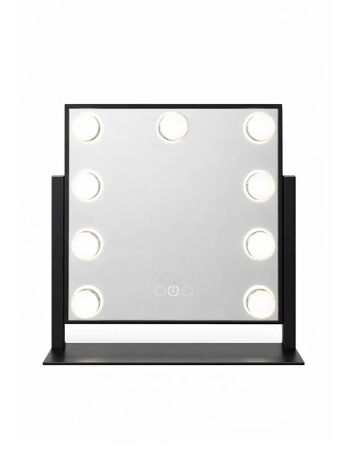 Oglindă de masă LED 25*37cm 9x1W neagră LuminaLED