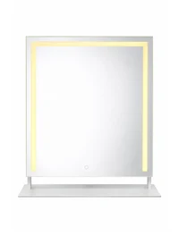 Oglindă de masă LED 40*50cm cu suport de fier LuminaLED