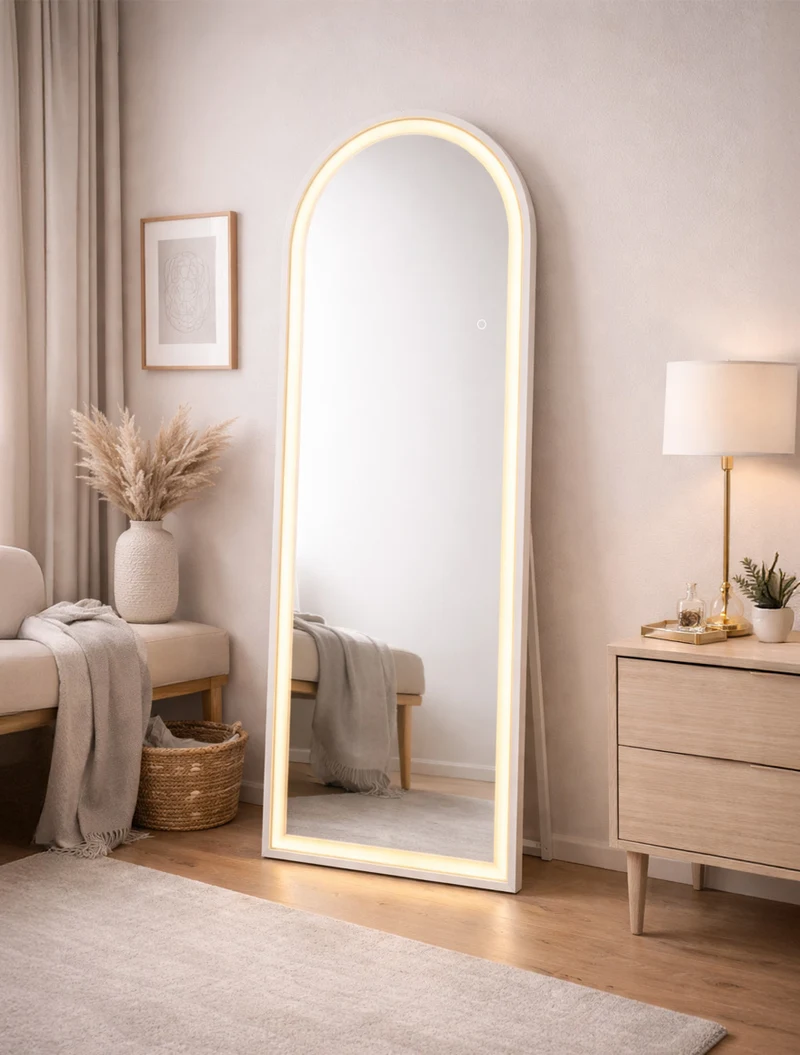 Oglindă pe suport LED 50*150cm touch dimabil LuminaLED 3