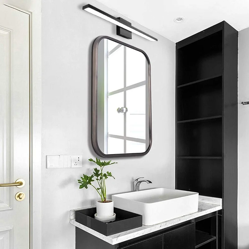Aplică LED p/u oglindă 12W 600*110*75 neagră 2