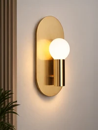 Настенный светильник 1×E27 D150 H280 MIRAL ZKS, золотой, LUMINALED 2