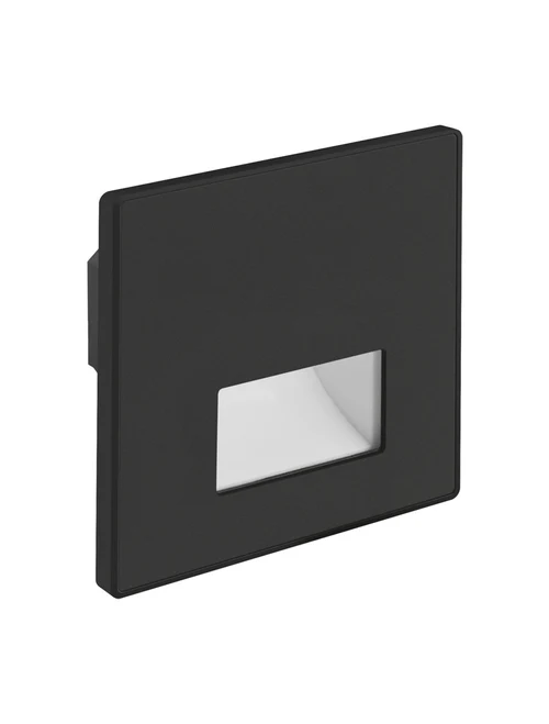 Корпус светильника для лестницы/стены LED 1,5 Вт 3000 К-5700 К 220-240 В черный Luminaled