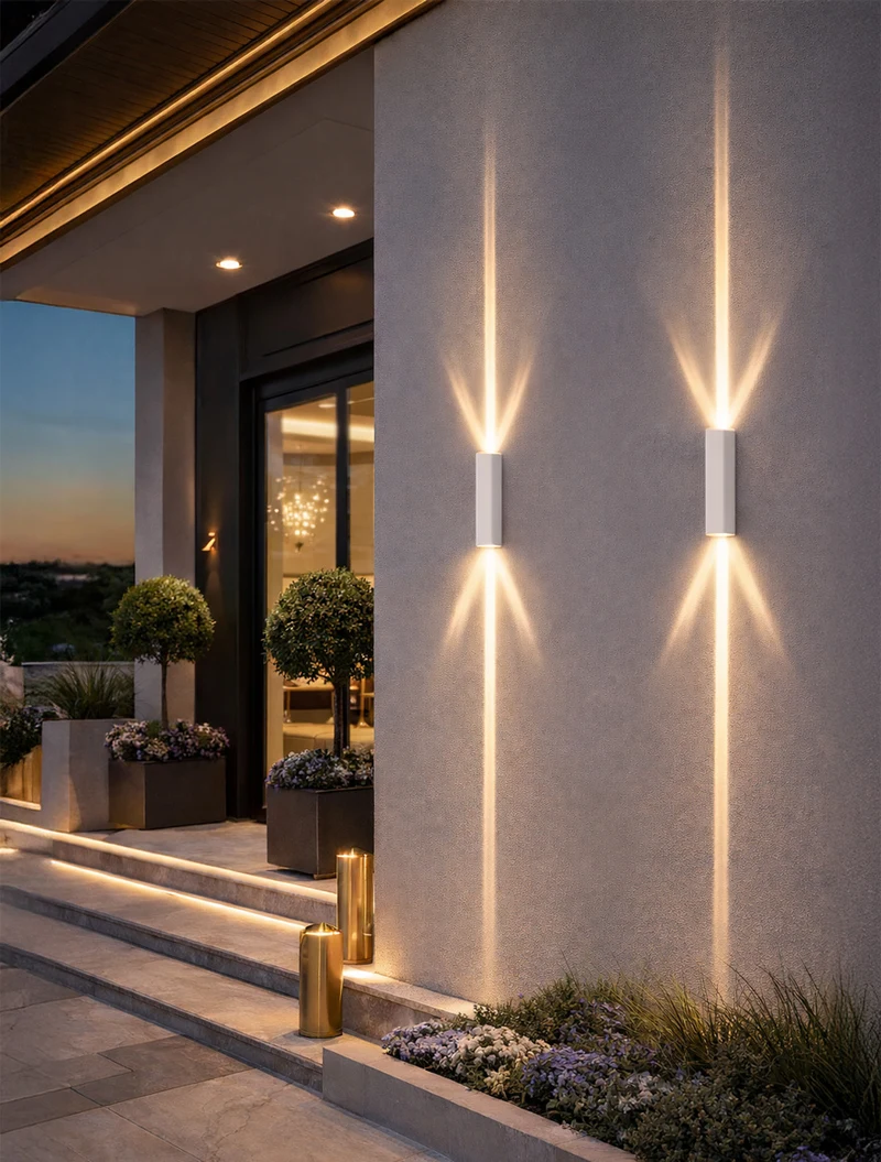 Aplică GLIN Led IP54 2*3W 4000K albă LuminaLED 2