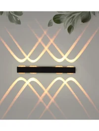 Aplică Nova Led IP54 8*1W 4000K neagră LuminaLED 2
