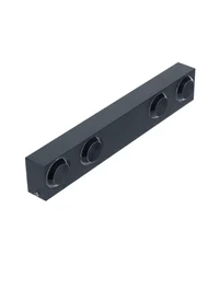 Aplică Nova Led IP54 8*1W 4000K neagră LuminaLED