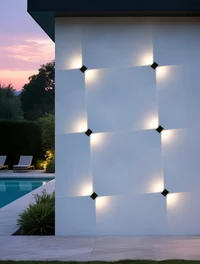 Настенный светильник EVOX Led IP54 2*3W 4000K черный LuminaLED 2