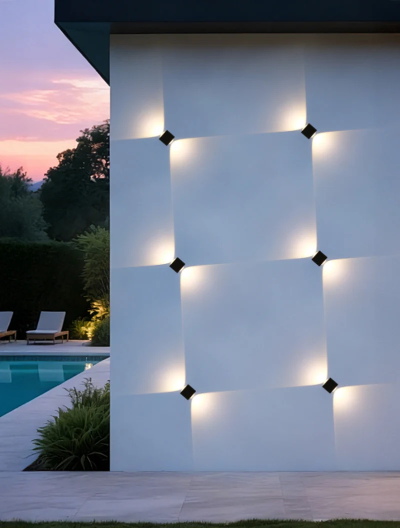 Настенный светильник EVOX Led IP54 2*3W 4000K черный LuminaLED 2