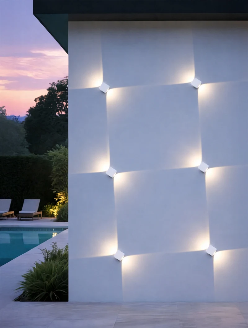 Aplică EVOX Led IP54 2*3W 4000K albă LuminaLED 2