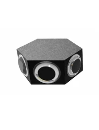 Aplică LYNX Led IP54 6*1W 4000K neagră LuminaLED