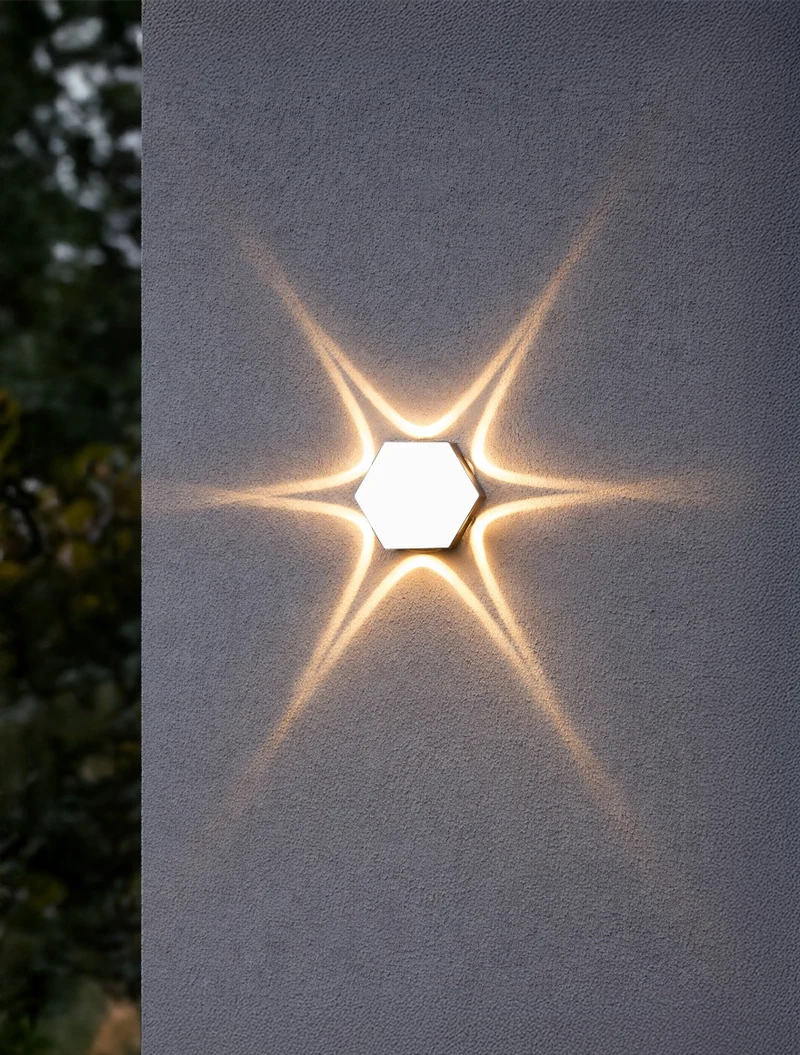 Aplică LYNX Led IP54 6*1W 4000K albă LuminaLED 2