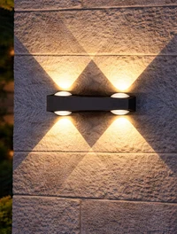 Aplică ORIX Led IP54 4*1W 4000K neagră LuminaLED 2