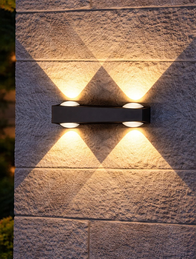 Aplică ORIX Led IP54 4*1W 4000K neagră LuminaLED 2