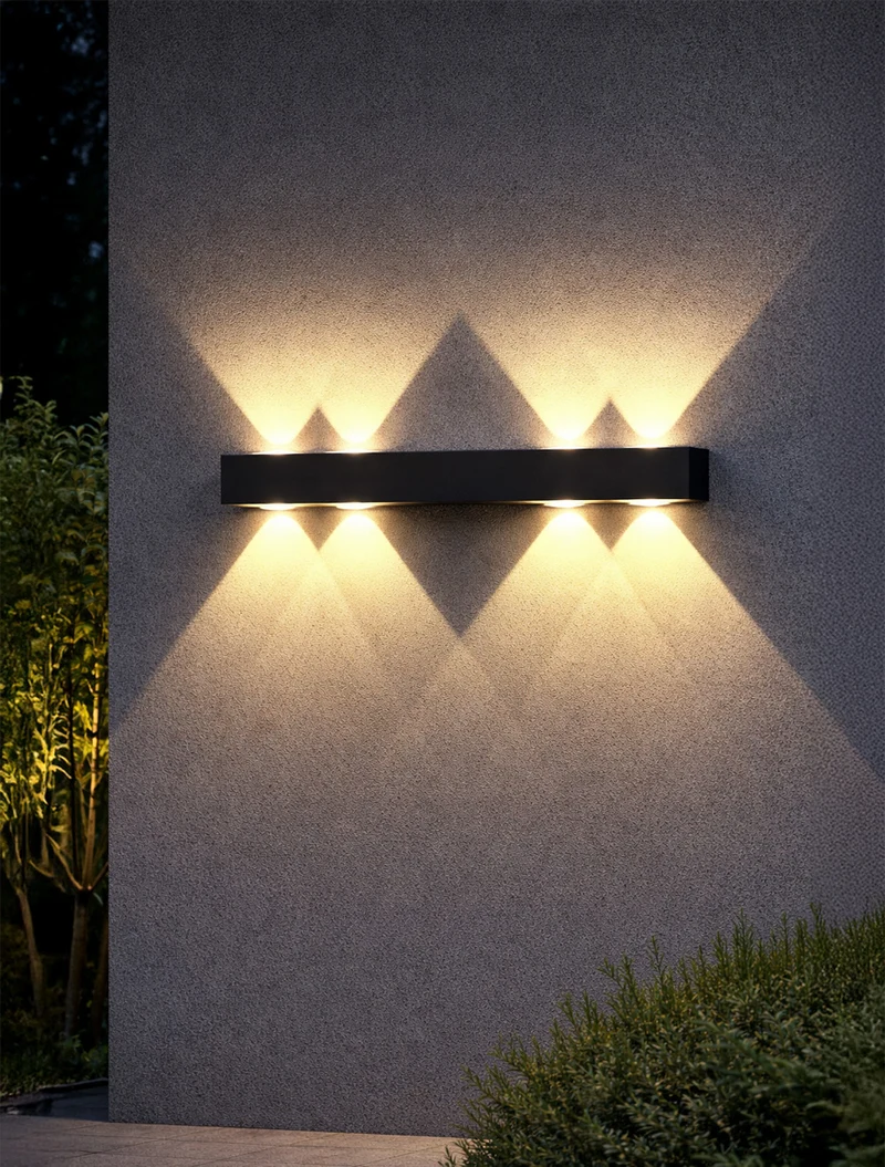 Aplică ORIX Led IP54 8*1W 4000K neagră LuminaLED 2