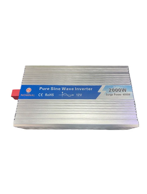 Invertor 2000W +  Încărcător 12-220V 50Hz undă pură