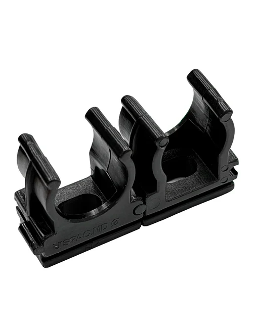 Клипса для крепления трубы D25 (200 шт.) черная TopKab