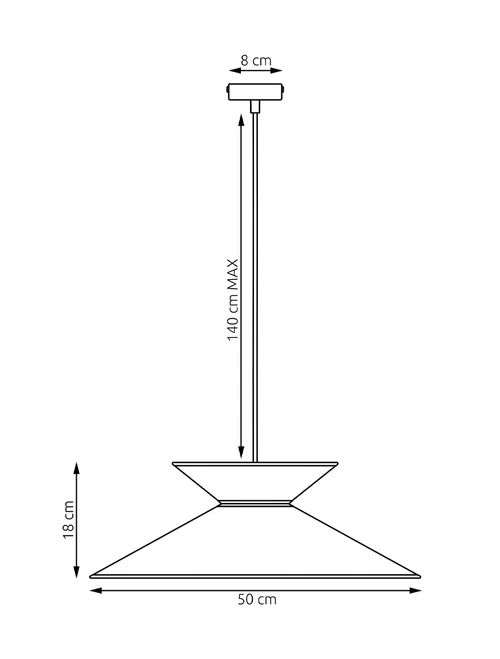 Suspensie SOFTA 1XE27 mokka+ratan EMIBIG