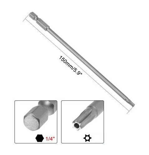 Биты Torx H1/4x150 мм LxT25 TMP