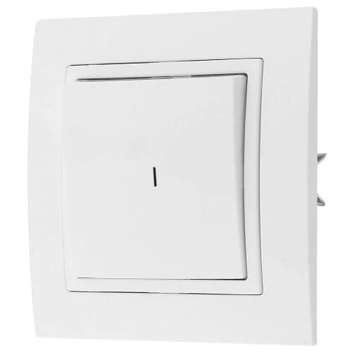 * Întrerupător 1P+LED alb УЮТ СВПР