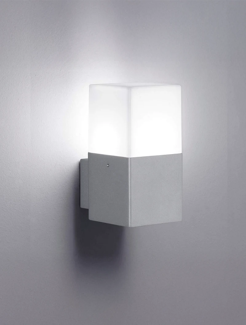 * Aplică LED E14 4W 320LM 3000K 230V H=17CM IP44 titaniu trio HUDSON 3