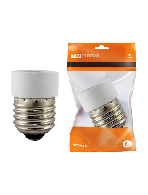 * Dulie adaptor E27-E40 albă TDM