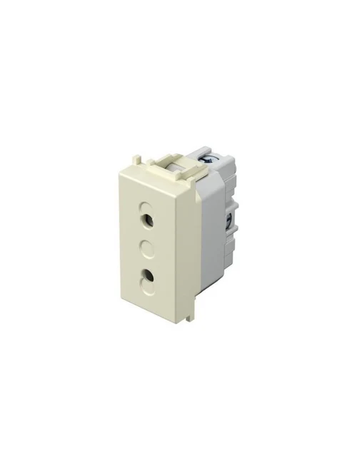 Розетка 1М 2P слоновая кость (ivory) (VM20IW-B)