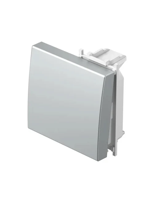 Clapă buton/înst. 2m argintiu (TM12ES-B)