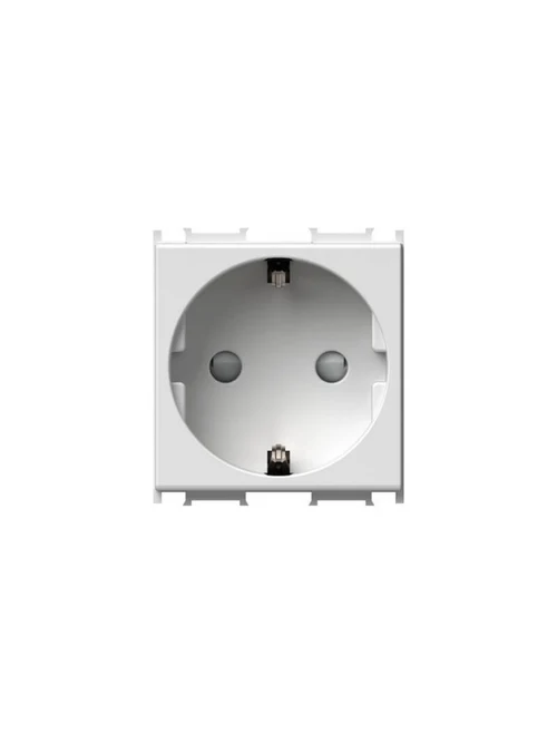 Розетка 2М SCHUKO 2P+E 16А белая (VM10PW-B)