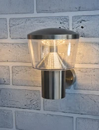 Corp de perete LED 38-GL 9W-11W 230V 4000K IP65 215MM INOX ELMOS 2