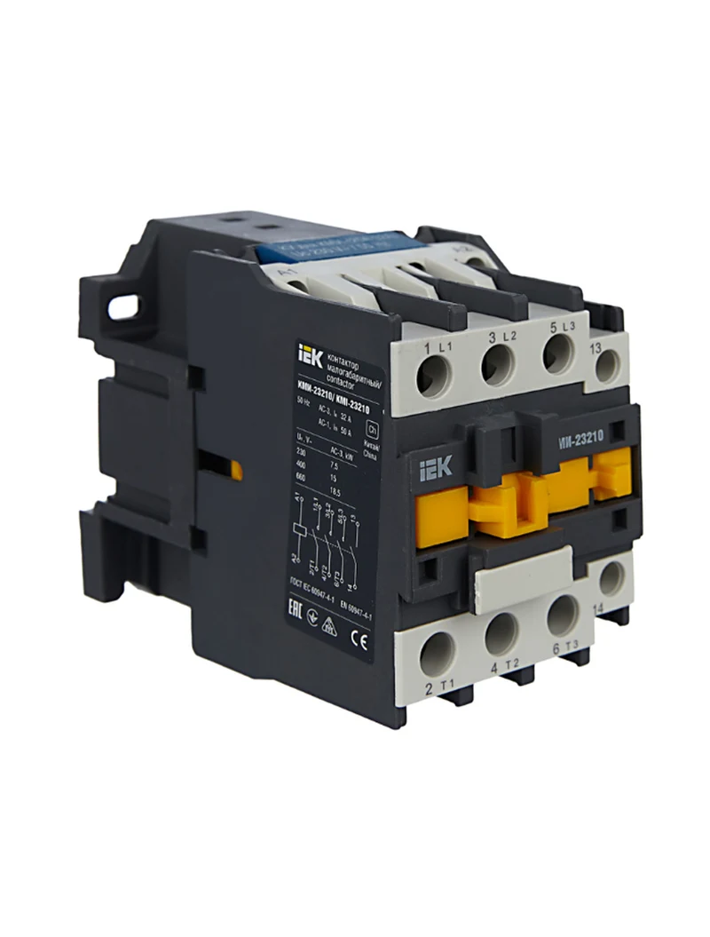 Contactor KMI-23210 32А 230V/ AC3 1ND IEK 2