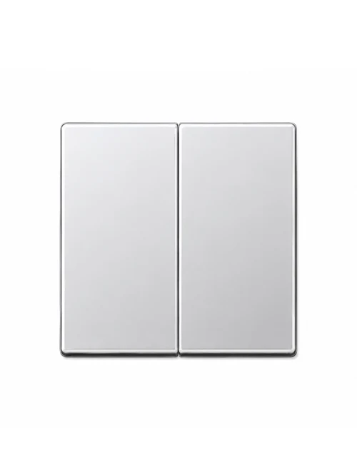 Clapă întrerupător dublu aluminiu EP495AL