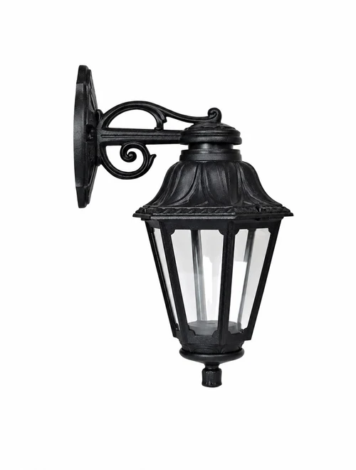 SET Corp de il. ANNA E27 TRANSP + suport BISSO negru Fumagalli