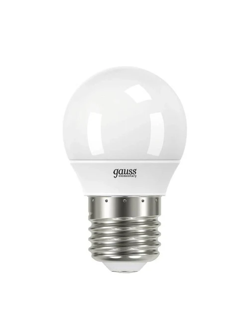 * Bec  LED Elementary G45 6W E27 41K 1/10/50 Gauss