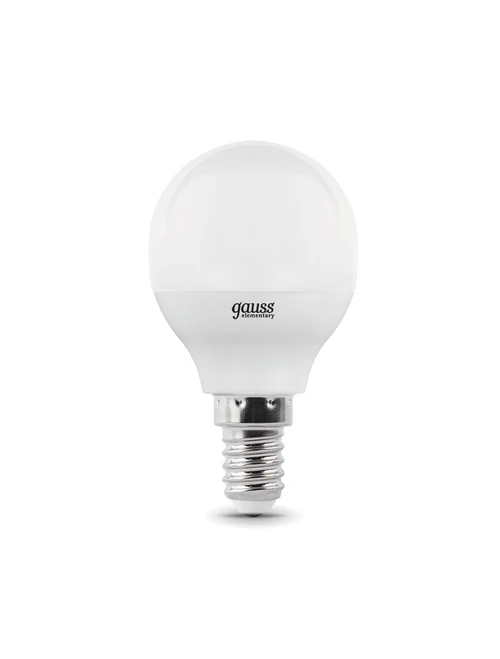 * Bec LED Elementary G45 6W E14 41K 1/10/50 Gauss