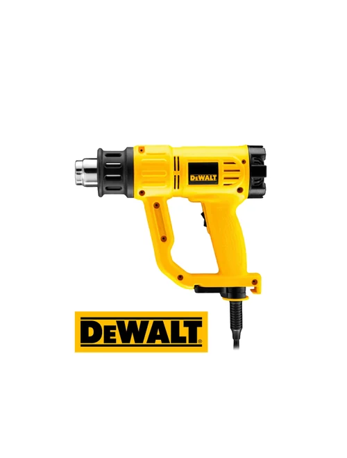Термофен DeWALT D26411 мощностью 1800 Вт, диапазон температур 50-600°C.
