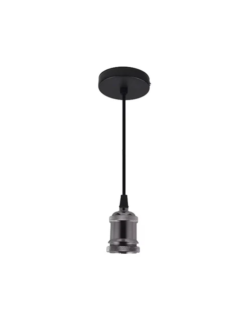 SuspensieJH-138 10cmx1m, E27/1, Metal+PVC Wire, Pearl+Black
