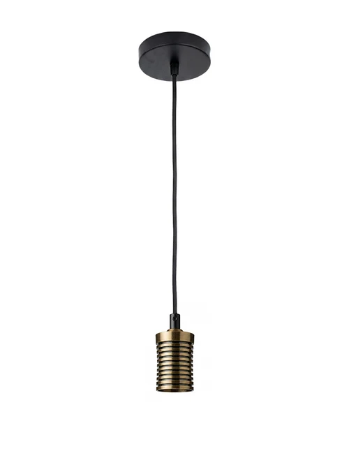 SuspensieJH-139 10cmx1m, E27/1, Metal+Woven Wire, Golden+Tan Luminaled