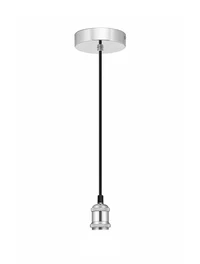 Suspensie JH-140 4.7x6.6x1m, E27/1, Metal+ PVC Wire, Pearl+Black 2