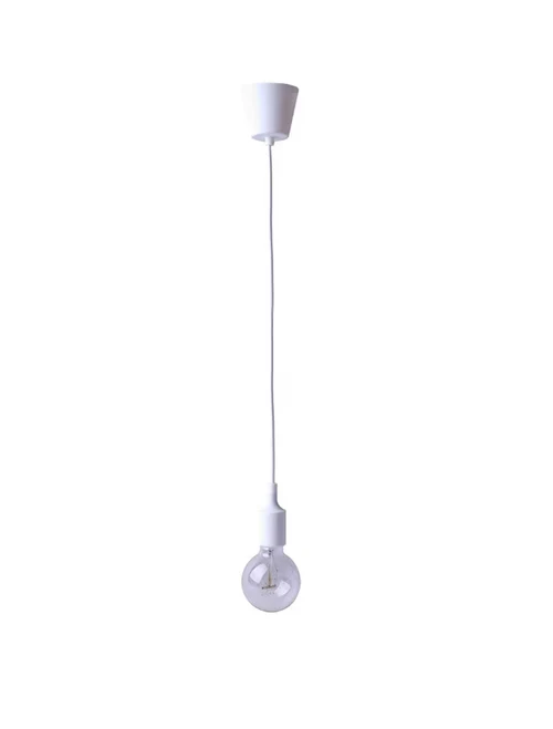 SuspensieJH-155 9cmx1m, E27/1, Silica Gel Woven Wire, White Luminaled